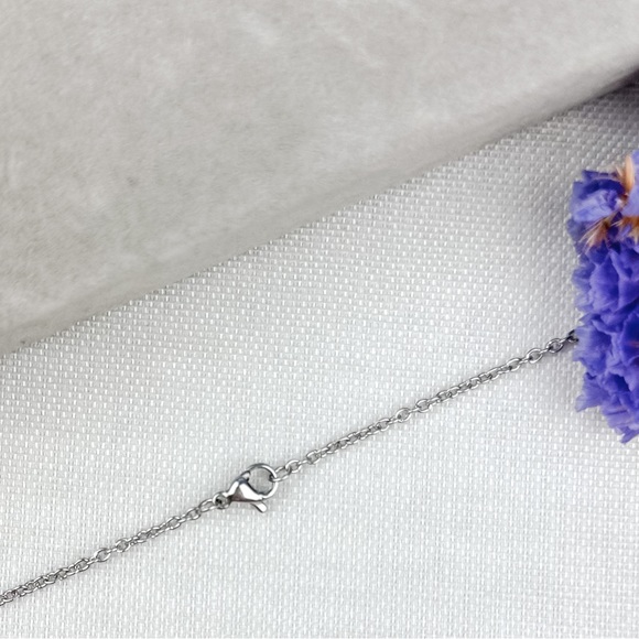 Green Aventurine wire wrapped bullet necklace - Picture 4 of 4